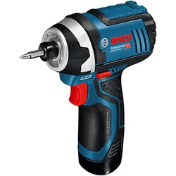 Bosch Professional GDR 12V-105 Akülü 12 Volt 2 Ah Çift Akülü Darbeli Somun Sıkma - Çantalı - 1