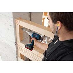 Bosch Professional GDS 18 V-LI HT 4 Ah Çift Akülü Darbeli Somun Sıkma - L-boxx Çantalı - 4