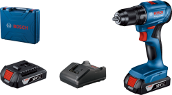 Bosch Professional GSR 185 LI Akülü Delme Vidalama Mak. 2 x 2.0 Ah - 06019K3000 - 1