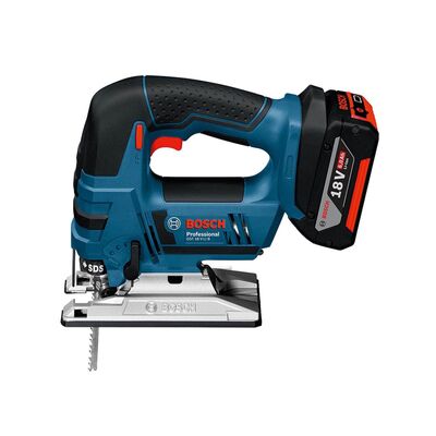 Bosch Professional GST 18 V-LI B 4 Ah Çift Akülü Dekupaj Testere - L-boxx Çantalı - 1