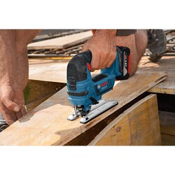 Bosch Professional GST 18 V-LI B 4 Ah Çift Akülü Dekupaj Testere - L-boxx Çantalı - 3