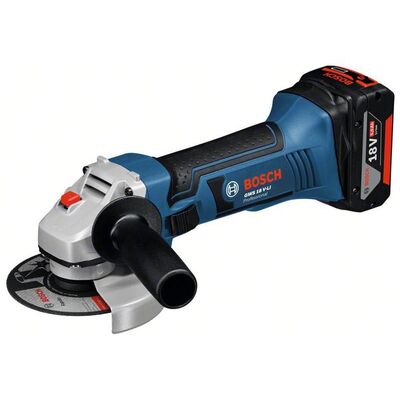 Bosch Professional GWS 18 V-LI 5,0 Ah Çift Akülü Taşlama - L-boxx Çantalı - 1