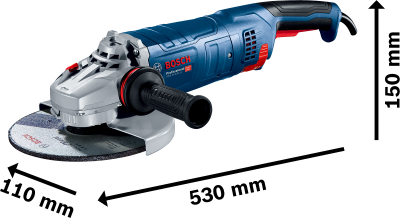 Bosch Professional GWS 24-230 JZ Büyük Taşlama Makinesi - 06018C3301 - 1