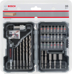 Bosch Profesyonel 35 Parça Ahşap için Delme ve Vidalama Seti - 2607017327 - 2