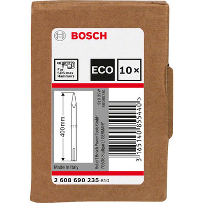 Bosch SDS-Max Şaftlı Sivri Keski 400 mm 10lu EKO - 2