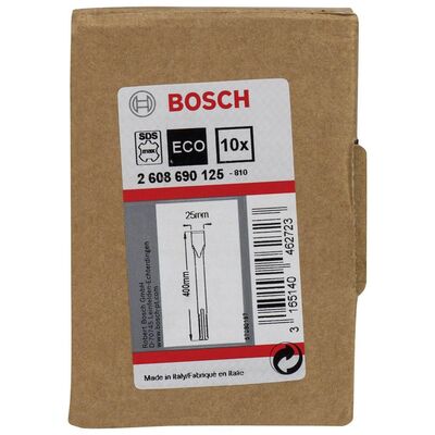 Bosch SDS-Max Şaftlı Yassı Keski 400*25 mm 10lu - 2