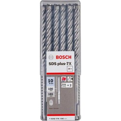 Bosch SDS-Plus-7X Serisi Kırıcı Delici Matkap Ucu 10*165 mm 30lu - 2
