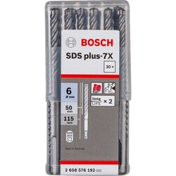 Bosch SDS-Plus-7X Serisi Kırıcı Delici Matkap Ucu 6*115 mm 30lu - 2