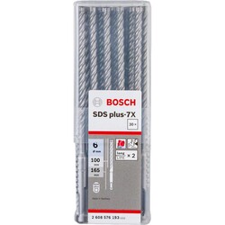 Bosch SDS-Plus-7X Serisi Kırıcı Delici Matkap Ucu 6*165 mm 30lu - 2