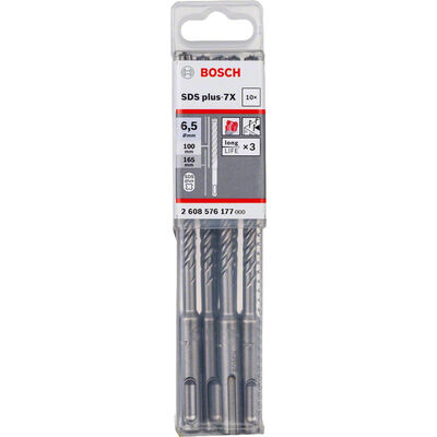 Bosch SDS-Plus-7X Serisi Kırıcı Delici Matkap Ucu 6,5*165 mm 10lu - 2