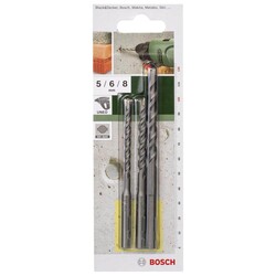 Bosch SDS-Quick, Uneo için Beton Matkap Ucu SETİ 5-6-8 mm - 2