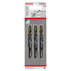 Bosch Seramik İçin Özel T 150 RIFF Dekupaj Testeresi Bıçağı - 3Lü Paket - 2