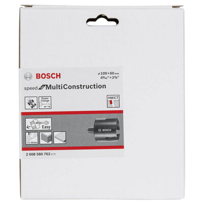 Bosch Speed Serisi Çoklu Malzeme için Delik Açma Testeresi (Panç) 109 mm - 2