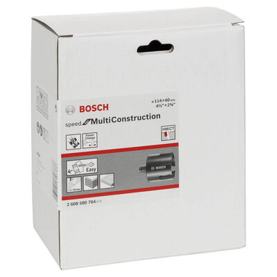 Bosch Speed Serisi Çoklu Malzeme için Delik Açma Testeresi (Panç) 114 mm - 2