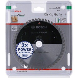 Bosch Standard for Serisi Ahşap için Akülü Daire Testere Bıçağı 160*20 mm 48 Diş - 2