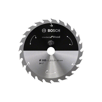 Bosch Standard for Serisi Ahşap için Akülü Daire Testere Bıçağı 165*20 mm 24 Diş - 1