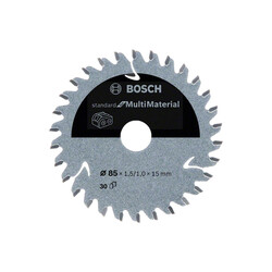 Bosch Standard for Serisi Çoklu Malzeme için Akülü Daire Testere Bıçağı 85*15 mm 30 Diş - 1