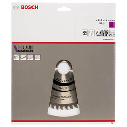 Bosch Standard for Serisi Çoklu Malzeme için Daire Testere Bıçağı 210*30 mm 54 Diş - 2