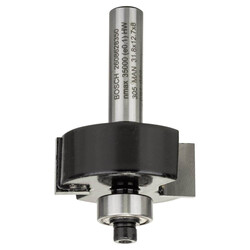 Bosch Standard Seri Ahşap İçin Çift Oluklu, Sert Metal Bilya Yataklı Lamba Açma Frezesi 8*31,8*54 mm - 1