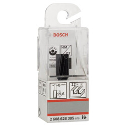 Bosch Standard Seri Ahşap İçin Çift Oluklu, Sert Metal Düz Freze Ucu 8*12*51mm - 2