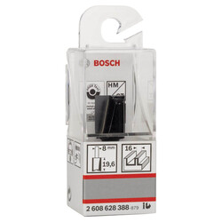 Bosch Standard Seri Ahşap İçin Çift Oluklu, Sert Metal Düz Freze Ucu 8*16*51mm - 2