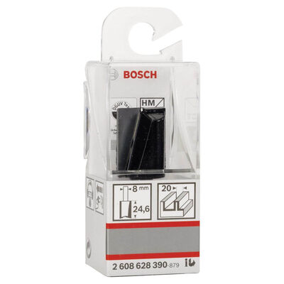 Bosch Standard Seri Ahşap İçin Çift Oluklu, Sert Metal Düz Freze Ucu 8*20*56mm - 2