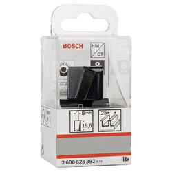 Bosch Standard Seri Ahşap İçin Çift Oluklu, Sert Metal Düz Freze Ucu 8*25*51mm - 2