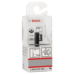 Bosch Standard Seri Ahşap İçin Çift Oluklu, Sert Metal Düz Freze Ucu 8*7*51 mm - 2