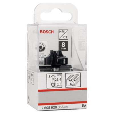 Bosch Standard Seri Ahşap İçin Çift Oluklu Sert Metal Kenar Biçimlendirme Frezesi 8*25,4*46mm - 2