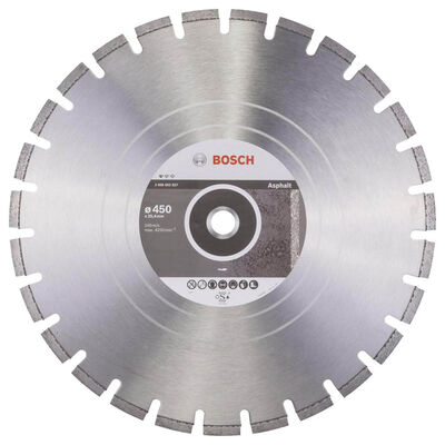 Bosch Standard Seri Asfalt İçin Elmas Kesme Diski 450 mm - 1
