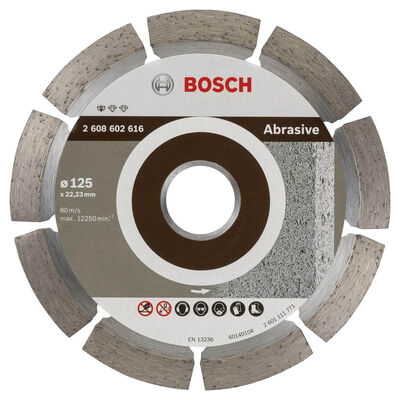 Bosch Standard Seri Aşındırıcı Malzemeler İçin Elmas Kesme Diski 125 mm - 1