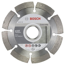Bosch Standard Seri Beton İçin, 9+1 Elmas Kesme Diski Set 115 mm - 1