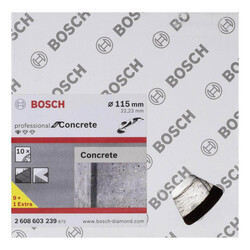 Bosch Standard Seri Beton İçin, 9+1 Elmas Kesme Diski Set 115 mm - 2
