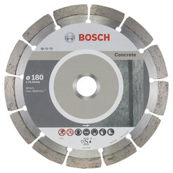 Bosch Standard Seri Beton İçin, 9+1 Elmas Kesme Diski Set 180 mm - 1