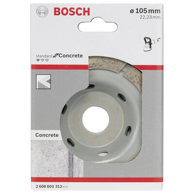 Bosch Standard Seri Beton İçin Elmas Çanak Disk 105 mm - 2