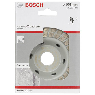 Bosch Standard Seri Beton İçin Elmas Çanak Disk Turbo 105 mm - 2