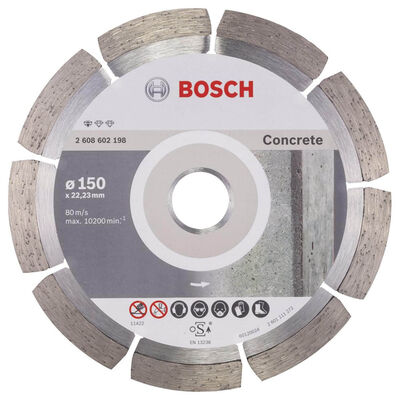 Bosch Standard Seri Beton İçin Elmas Kesme Diski 150 mm - 1