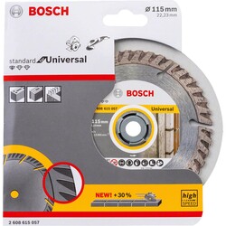 Bosch Standard Seri Genel Yapı Malzemeleri İçin Elmas Kesme Diski 115 mm - 2