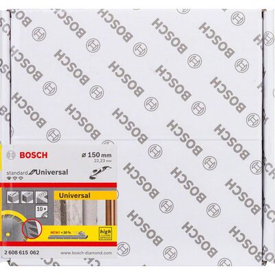Bosch Standard Seri Genel Yapı Malzemeleri İçin Elmas Kesme Diski 150 mm 10lu Paket - 2