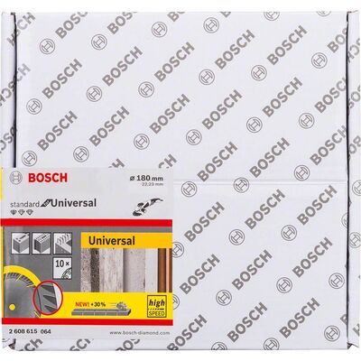 Bosch Standard Seri Genel Yapı Malzemeleri İçin Elmas Kesme Diski 180 mm 10lu Paket - 2