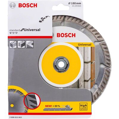 Bosch Standard Seri Genel Yapı Malzemeleri İçin Elmas Kesme Diski 180 mm - 2