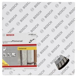 Bosch Standard Seri Genel Yapı Malzemeleri İçin Turbo Segmanlı 9+1 Elmas Kesme Diski Set 180 mm - 2