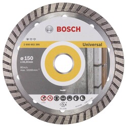 Bosch Standard Seri Genel Yapı Malzemeleri İçin Turbo Segmanlı Elmas Kesme Diski 150 mm - 1