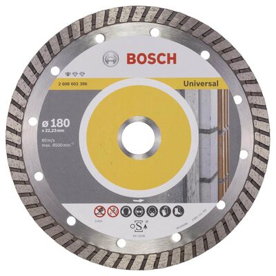 Bosch Standard Seri Genel Yapı Malzemeleri İçin Turbo Segmanlı Elmas Kesme Diski 180 mm - 1