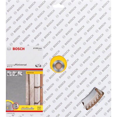 Bosch Standard Seri Genel Yapı Malzemeleri ve Metal İçin Elmas Kesme Diski 300*20 mm - 2