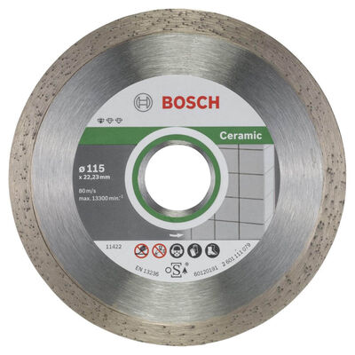 Bosch Standard Seri Seramik İçin, 9+1 Elmas Kesme Diski Set 115 mm - 1