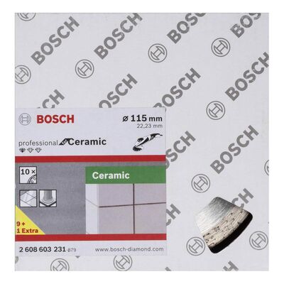 Bosch Standard Seri Seramik İçin, 9+1 Elmas Kesme Diski Set 115 mm - 2