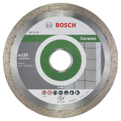Bosch Standard Seri Seramik İçin, 9+1 Elmas Kesme Diski Set 125mm - 1