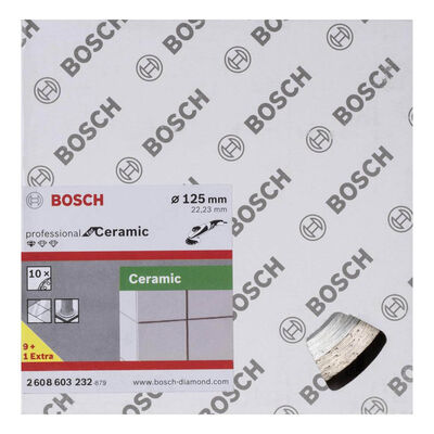 Bosch Standard Seri Seramik İçin, 9+1 Elmas Kesme Diski Set 125mm - 2