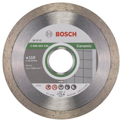 Bosch Standard Seri Seramik İçin Elmas Kesme Diski 110 mm - 1